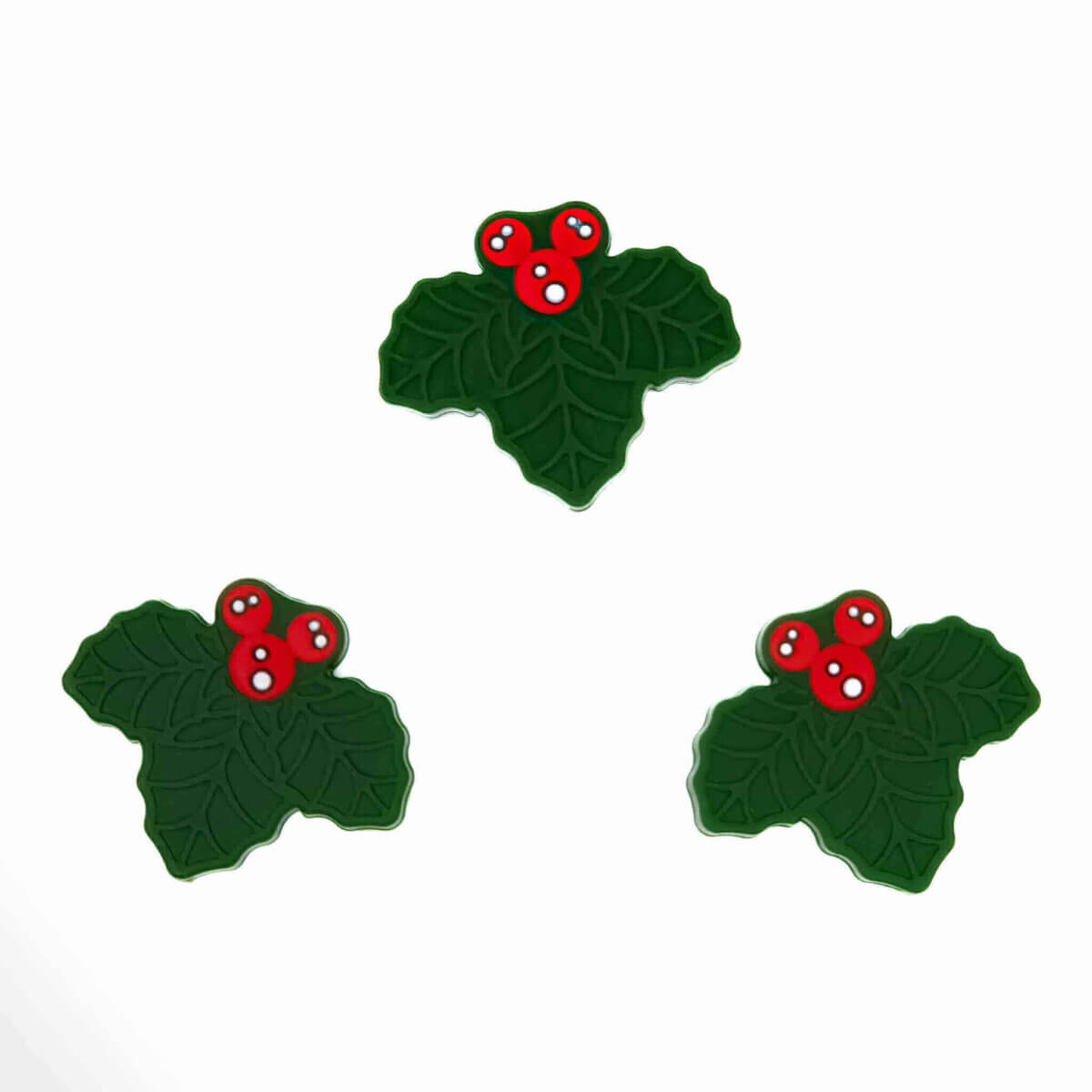 Silicone beads holly pacifier cord teething ring bpa free wholesale