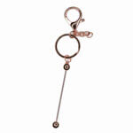 Key ring copper rowable silicone beads wholesale bpa free