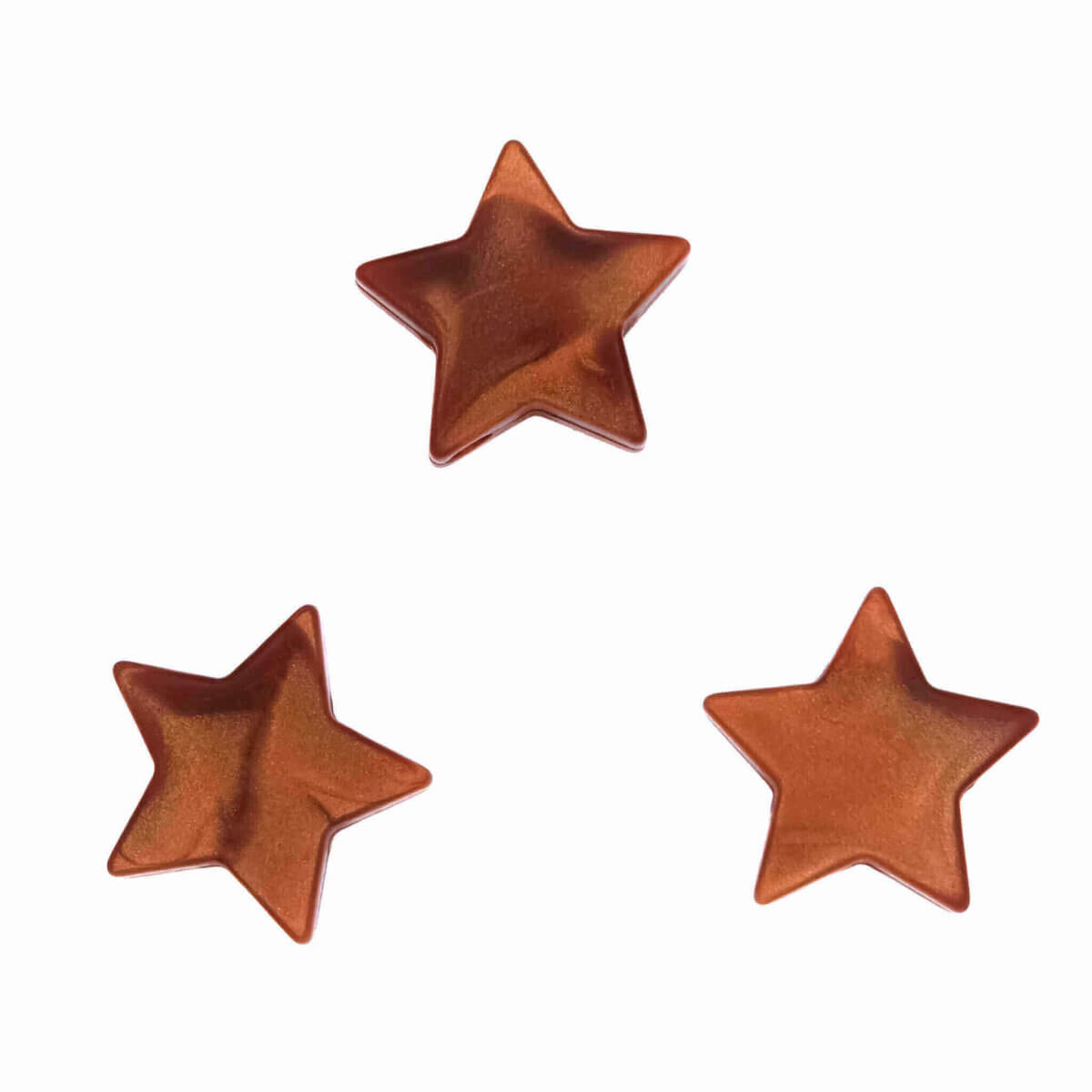 Color code 25 mm - Metallic Copper - Type: Silicone beads star - Star bead medium size
- Size: 25 mm
- Sold by the piece, nowhere cheaper
- BPA-, Phthalates-, Lead-, PVC- and Toxin-free
- CE-certified
- Medical grade silicone beads
- Chillable in refrigerator
- Dishwasher safe Jootjes Haakcadeautjes