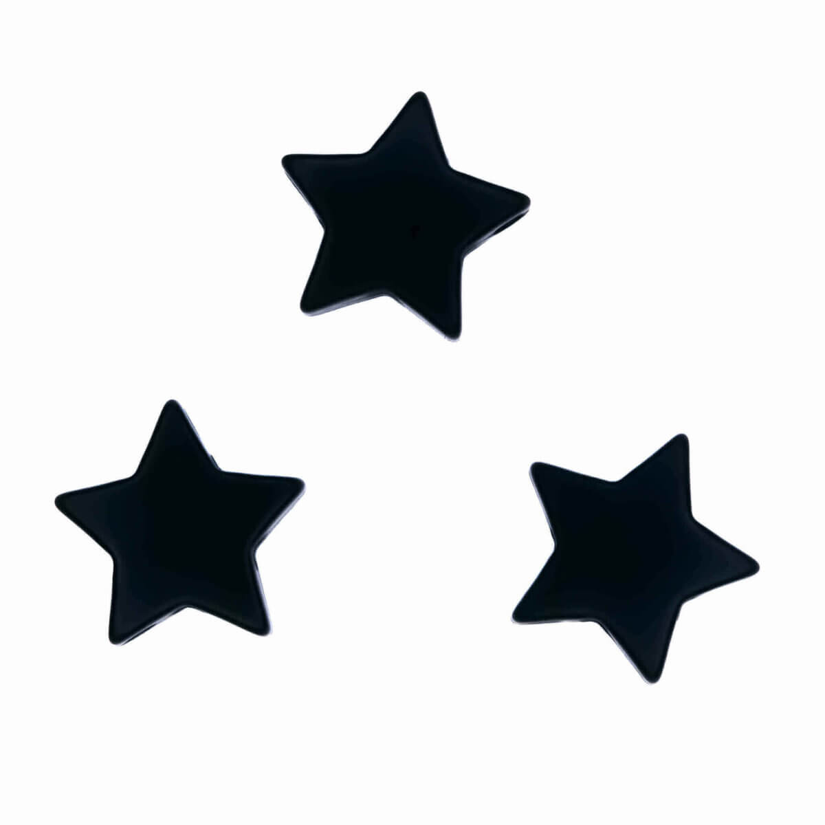 Silicone beads star black bpa free wholesale