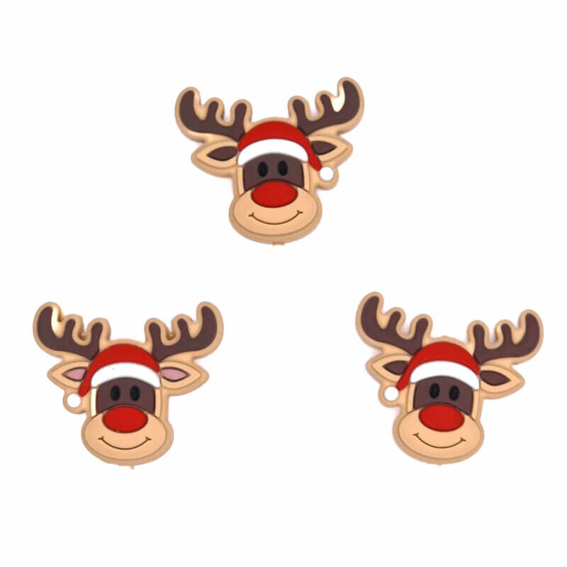 Dieses Set enthält alles, was Sie brauchen, um einen selbstgemachten Schlüsselanhänger - Rudolf in Weihnachtsuniform - zu basteln. Jootjes Haakcadeautjes