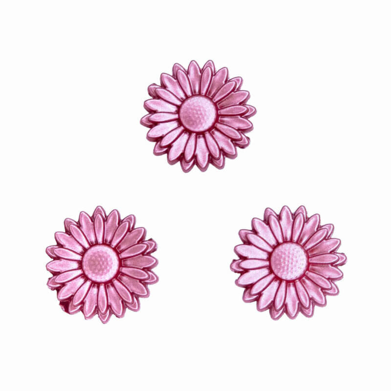 Siliconen  Kraal - Bloemetje/Daisy - 30 mm - Rose Nugget