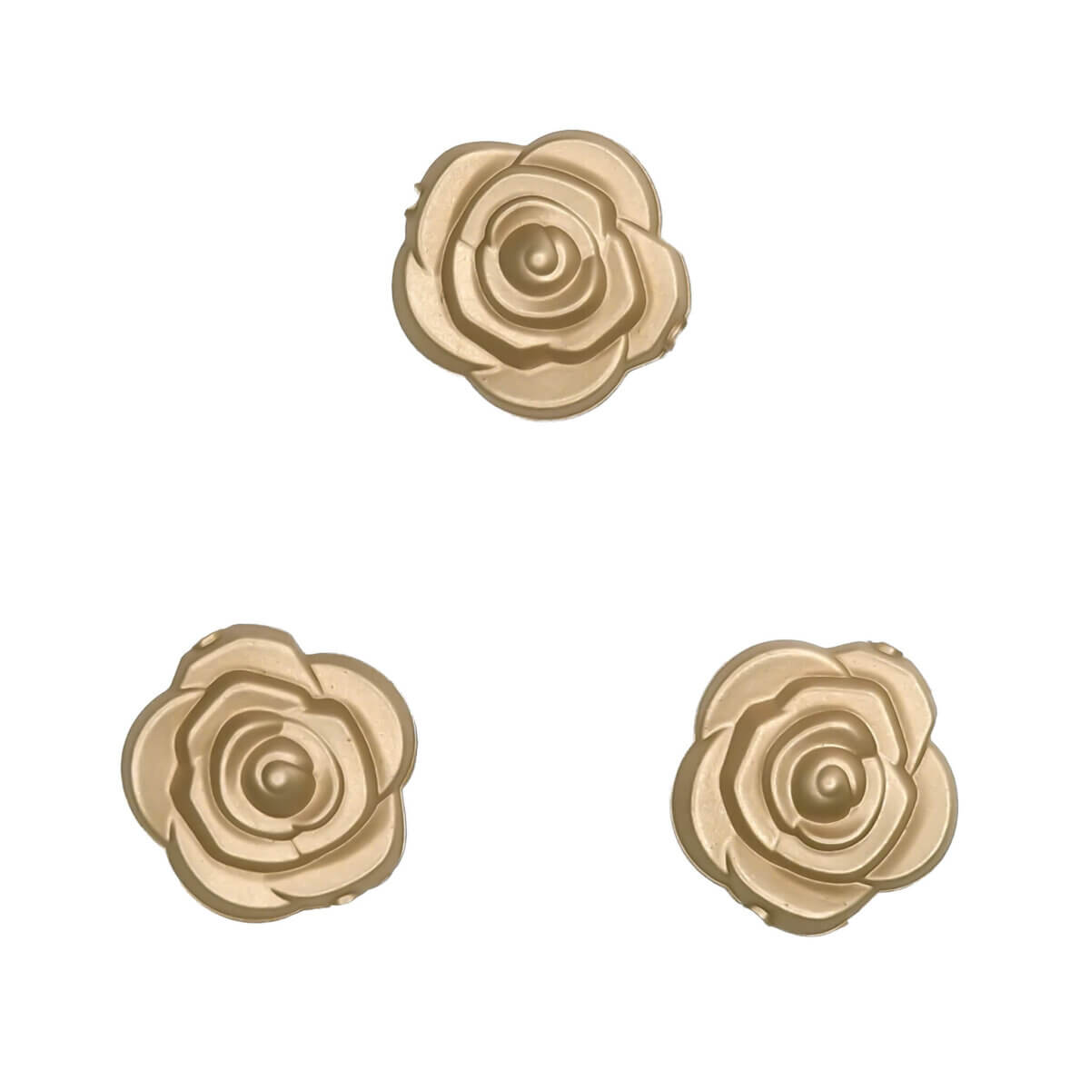 Silikon Perlen Rose 20 mm goldenen Nugget bpa frei Schnuller Schnur Beißring Baby sicher