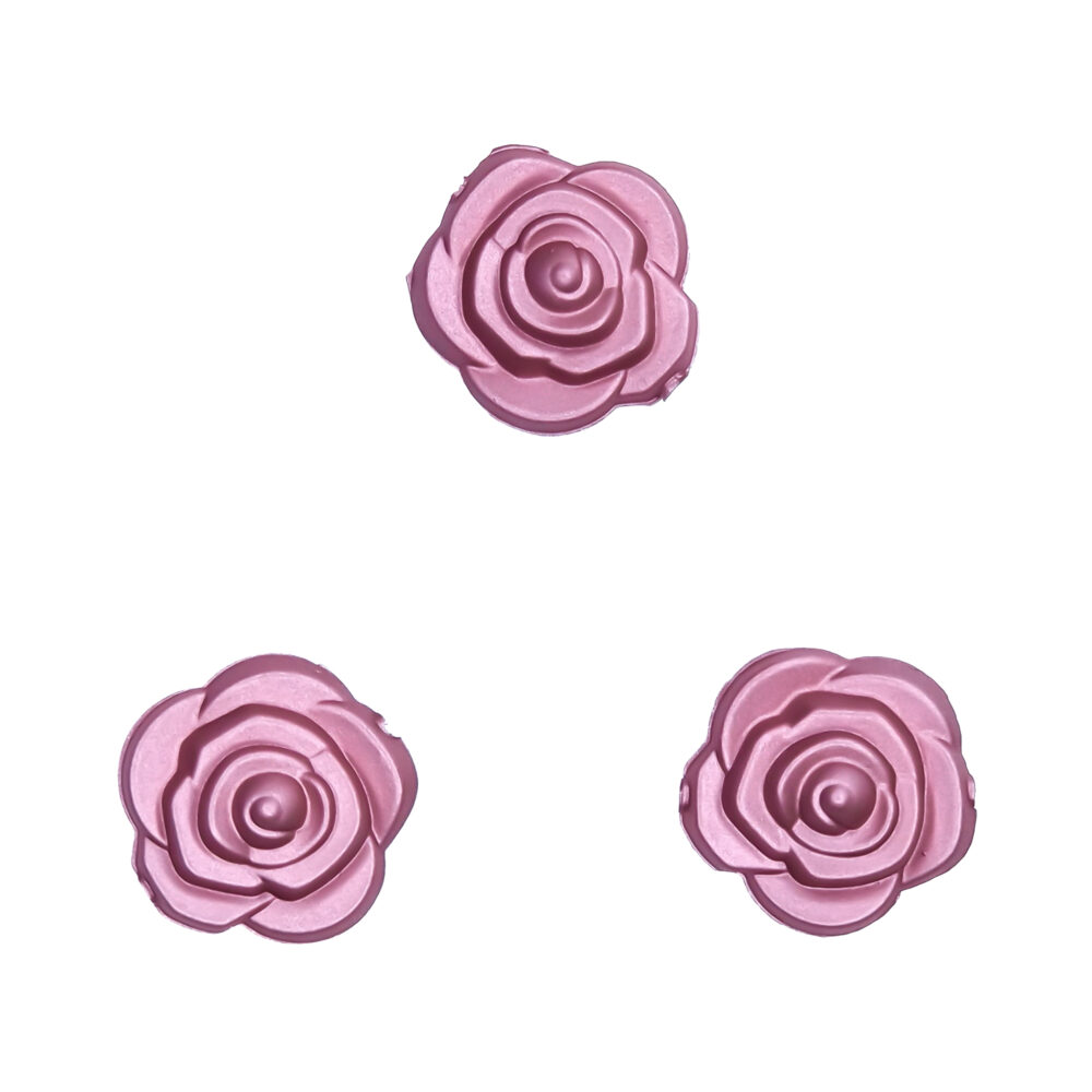 Siliconen kralen roos 20 mm rose nugget bpa vrij speenkoord bijtring baby veilig