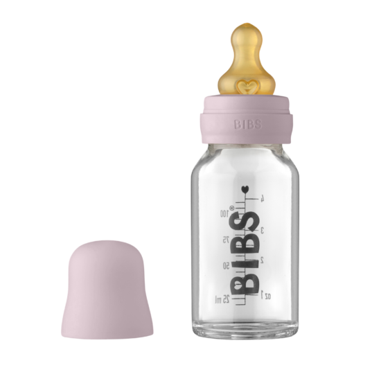 BIBS zuigfles glazen fles dusky lilac groothandel inkopen 110 ml