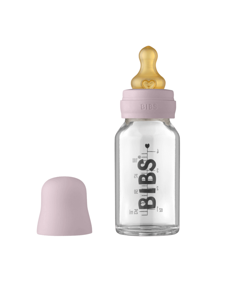 BIBS zuigfles glazen fles dusky lilac groothandel inkopen 110 ml