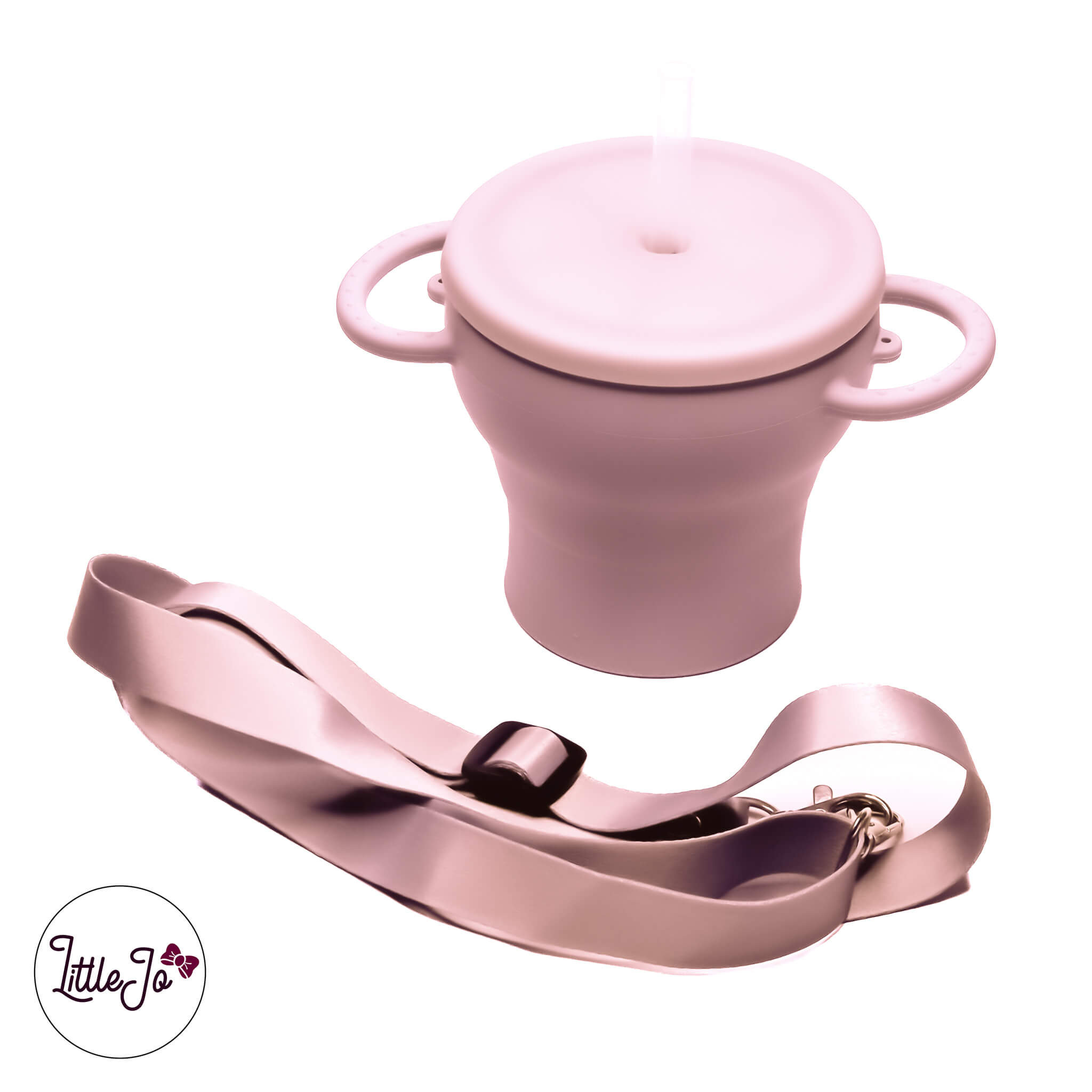 Siliconen snackbeker drinkbeker littlejo blush deluxe combo baby accessoires bpa vrij
