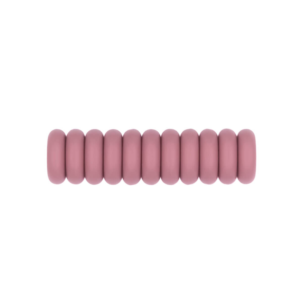 Siliconen kralen mini abacus 12 x 4 mm dark rose speenkoord bijtring groothandel