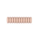 Silicone beads mini abacus 12 x 4 mm wood pacifier cord teething ring wholesale