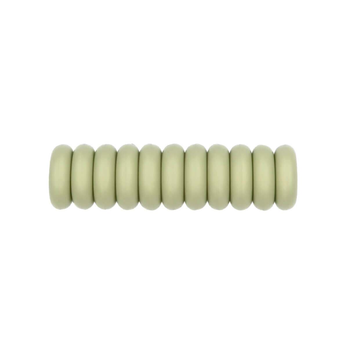 Silicone beads mini abacus 12 x 4 mm pistachio pacifier cord teething ring wholesale