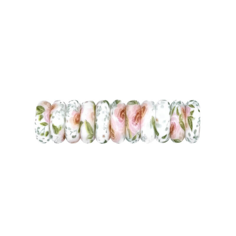 Silikonperlen Mini Abakus 12 x 4 mm rosa Rosen Schnuller Schnur Beißring Großhandel