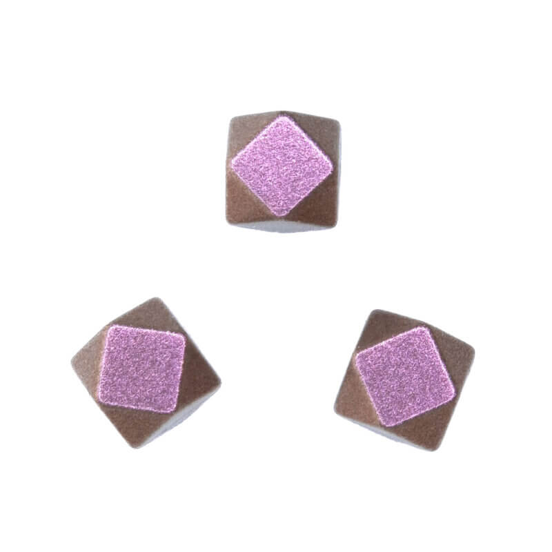 Silikonperlen Sechseck 14 mm Brownie Silikonperlen Großhandel Beißring Schnuller Schnur bpa frei Rückkauf
