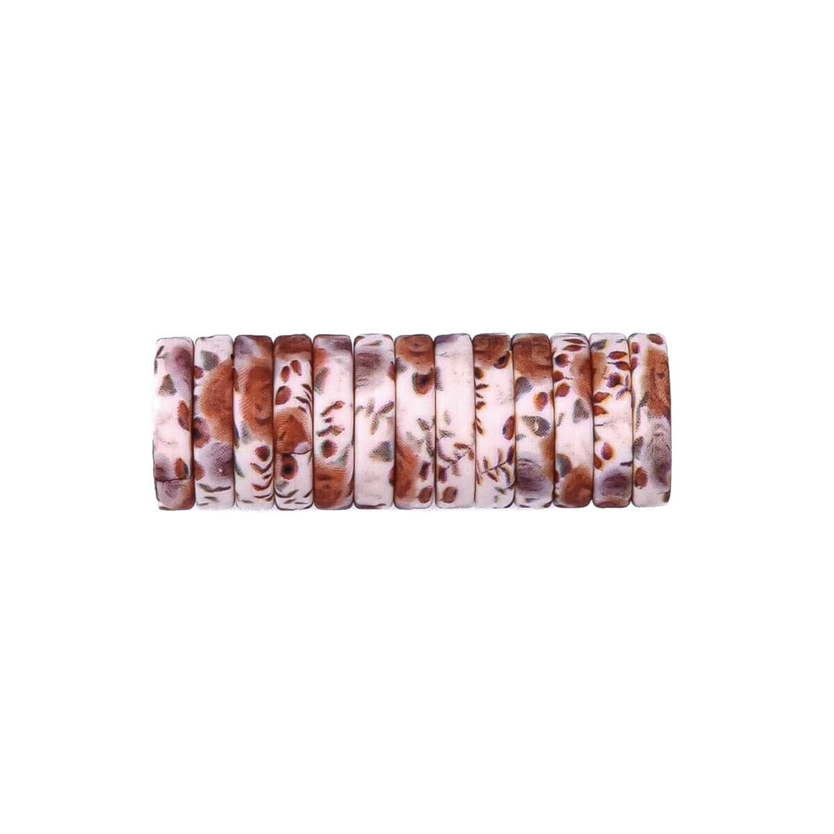 Silikonperlen Mini Circlet 14 x 3 mm kastanienbraun Schnuller Schnur Beißring Großhandel