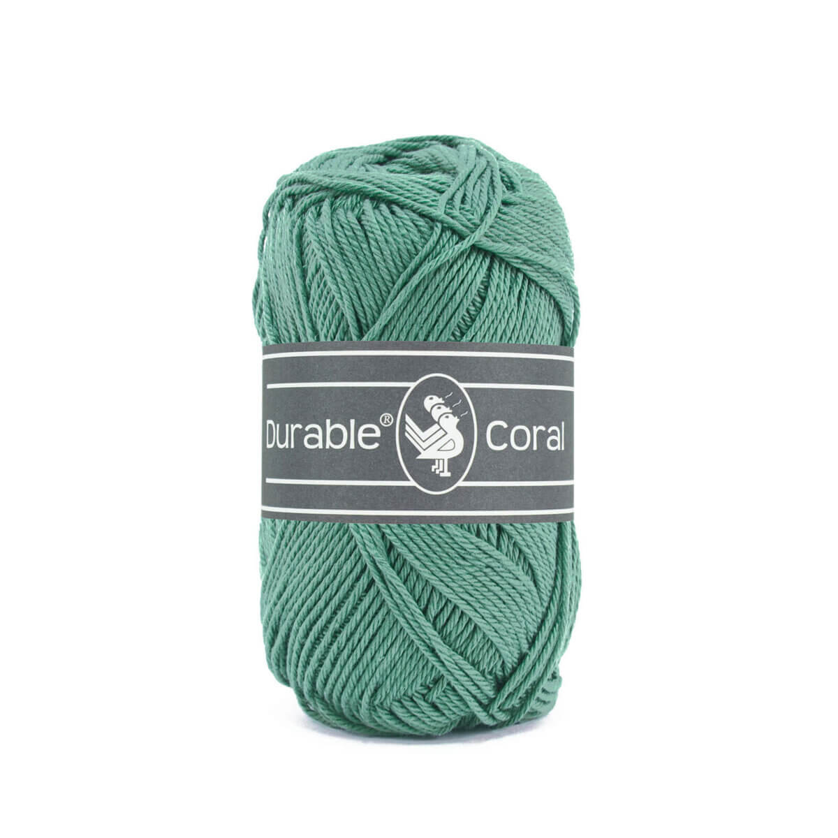 Durable Coral - 2134 Vintage Green
100% Mercerized cotton
<table border="0">
<tbody>
<tr>
<td>Material</td>
<td>100% cotton</td>
</tr>
<tr>
<td>Weight</td>
<td>50 grams</td>
</tr>
<tr>
<td>Length</td>
<td>approximately 125 meters</td>
</tr>
<tr>
<td>Recommended needle</td>
<td>2.5 - 3 mm</td>
</tr>
<tr>
<td>Stitch ratio 10 x 10 cm</td>
<td>24 stitches x 36 needles</td>
</tr>
<tr>
<td>Machine wash</td>
<td>30 degrees</td>
</tr>
</tbody>
</table> Jootjes Haakcadeautjes