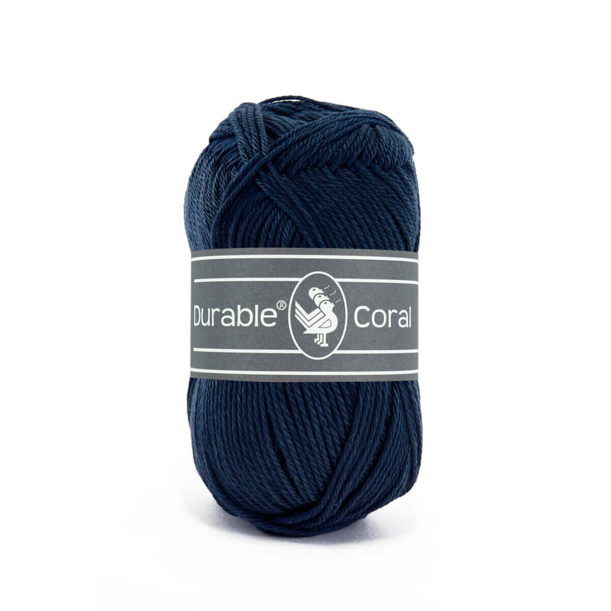 Durable Coral - 321 Navy
100% Mercerized cotton
<table border="0">
<tbody>
<tr>
<td>Material</td>
<td>100% cotton</td>
</tr>
<tr>
<td>Weight</td>
<td>50 grams</td>
</tr>
<tr>
<td>Length</td>
<td>approximately 125 meters</td>
</tr>
<tr>
<td>Recommended needle</td>
<td>2.5 - 3 mm</td>
</tr>
<tr>
<td>Stitch ratio 10 x 10 cm</td>
<td>24 stitches x 36 needles</td>
</tr>
<tr>
<td>Machine wash</td>
<td>30 degrees</td>
</tr>
</tbody>
</table> Jootjes Haakcadeautjes