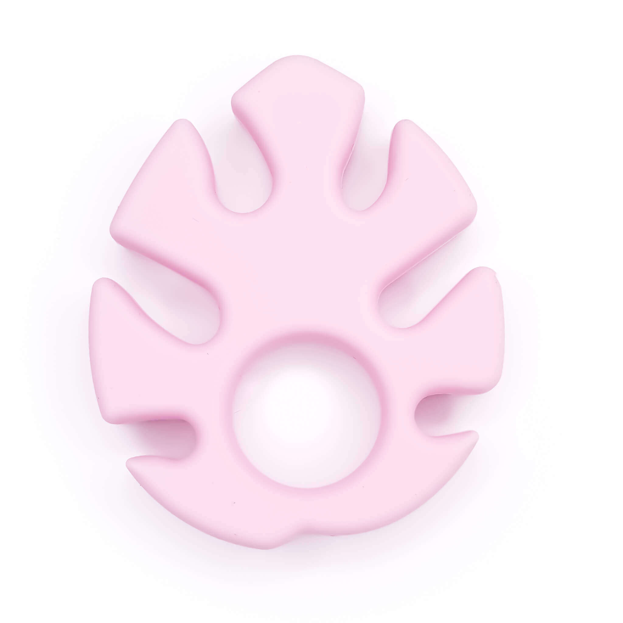 Monstre de dentition en silicone rose doux grossiste sans bpa