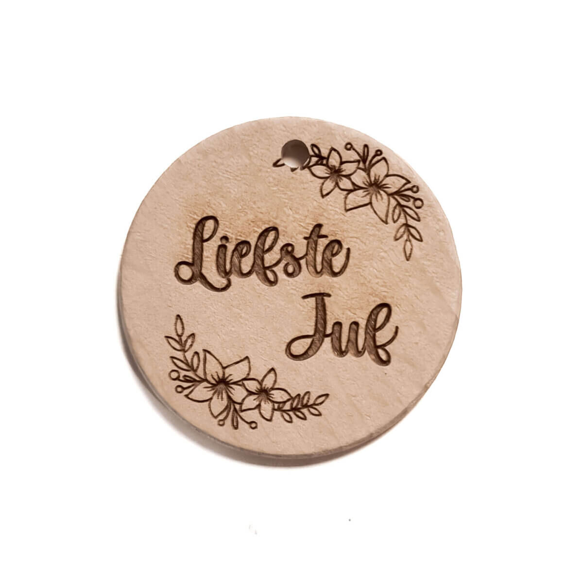 Beech wood disc sweetest teacher engraved for keychain wholesale bead pen keychain DIY