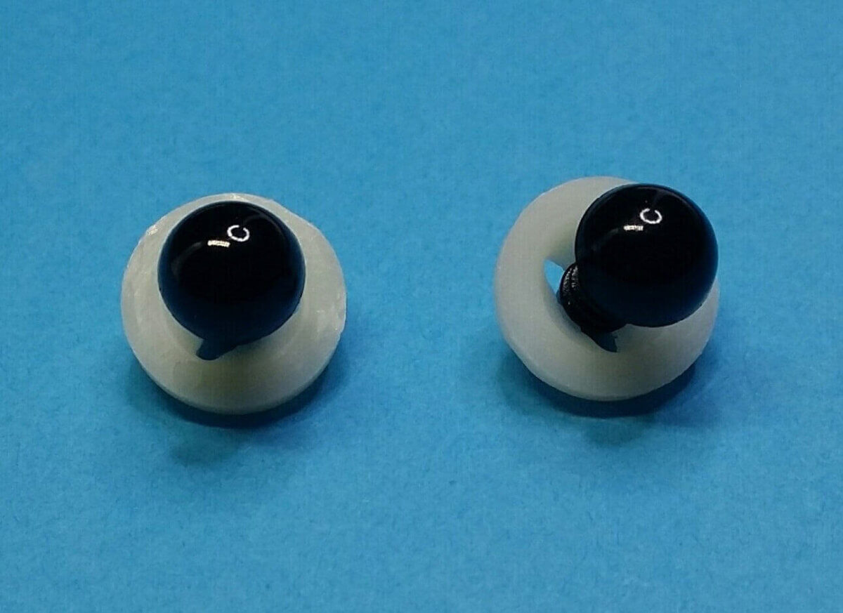 Oeil de sécurité 8 mm pour amigurumi et peluches. Oeil de sécurité pour le crochet -2
