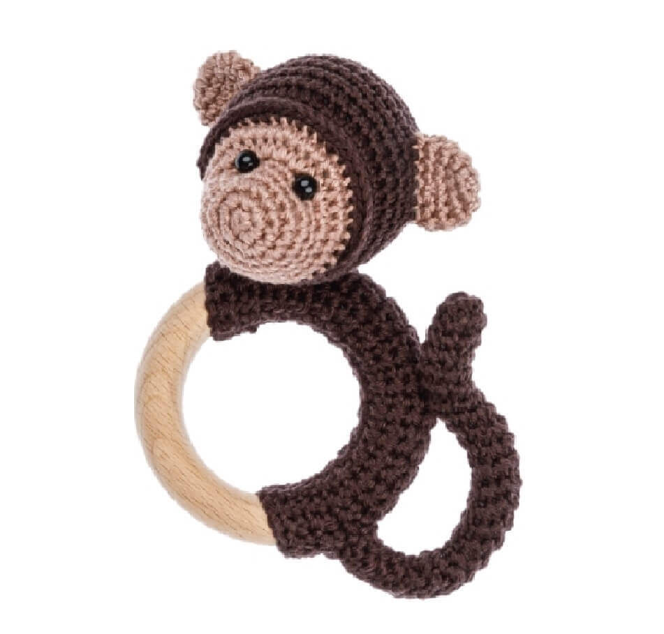 Rattle Monkey Rosanne Briggeman Knufl Knufl Yarn Package Supplies Wholesale Crochet