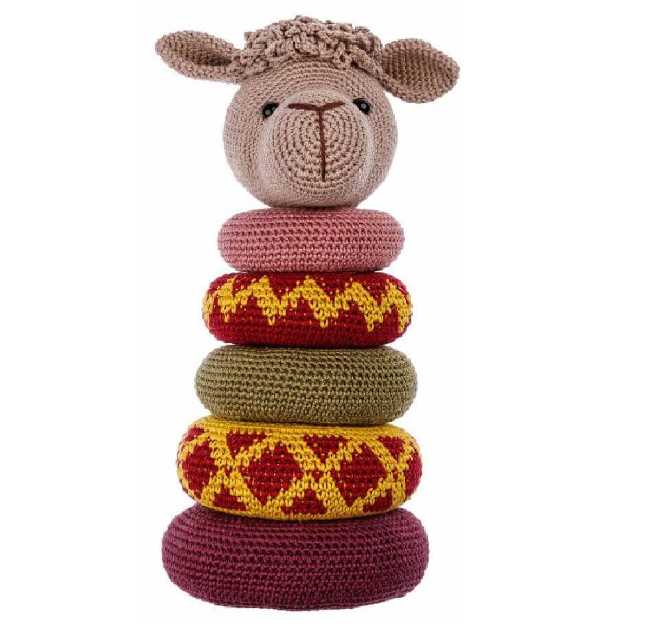 Stacking Tower Alpaca Rosanne Briggeman Knufl Yarn Package Supplies Wholesale Crochet