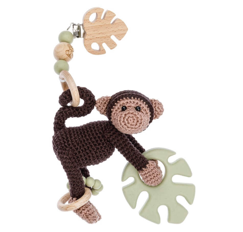 Wagon Hanger Monkey Rosanne Briggeman Knufl Yarn Package Supplies Wholesale Crochet