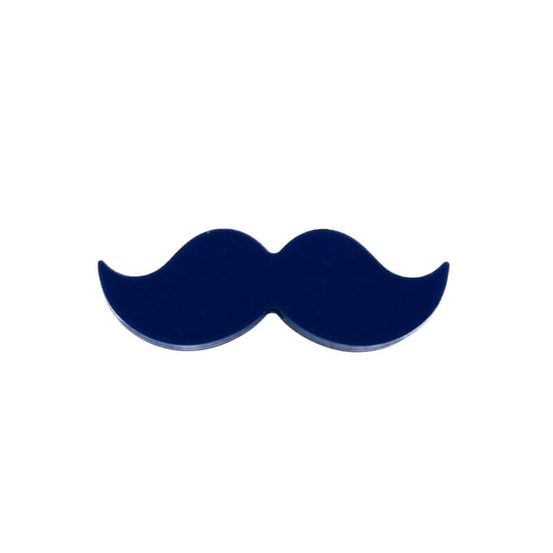 Mat Navy Siliconen Snor Kraal Ellebel de Graef - 100% BPA-vrij - Groothandel