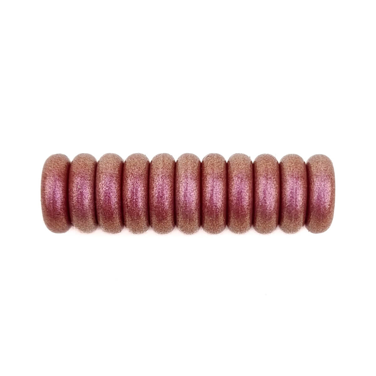 Siliconen kralen mini abacus 12 x 4 mm roest rood parel speenkoord bijtring groothandel