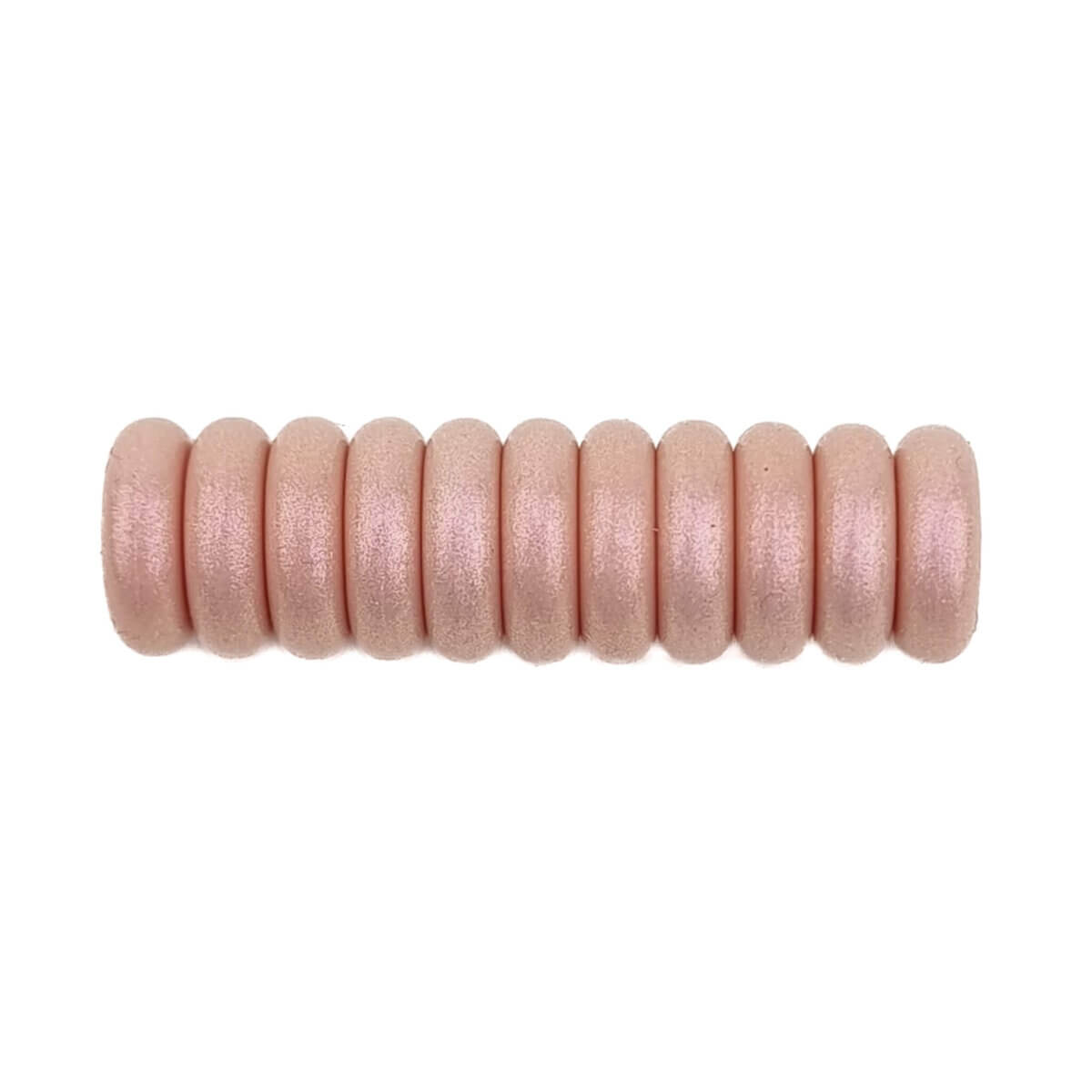 Perles en silicone mini abaque 12 x 4 mm perle nue poudre anneau de dentition pour tétine grossiste
