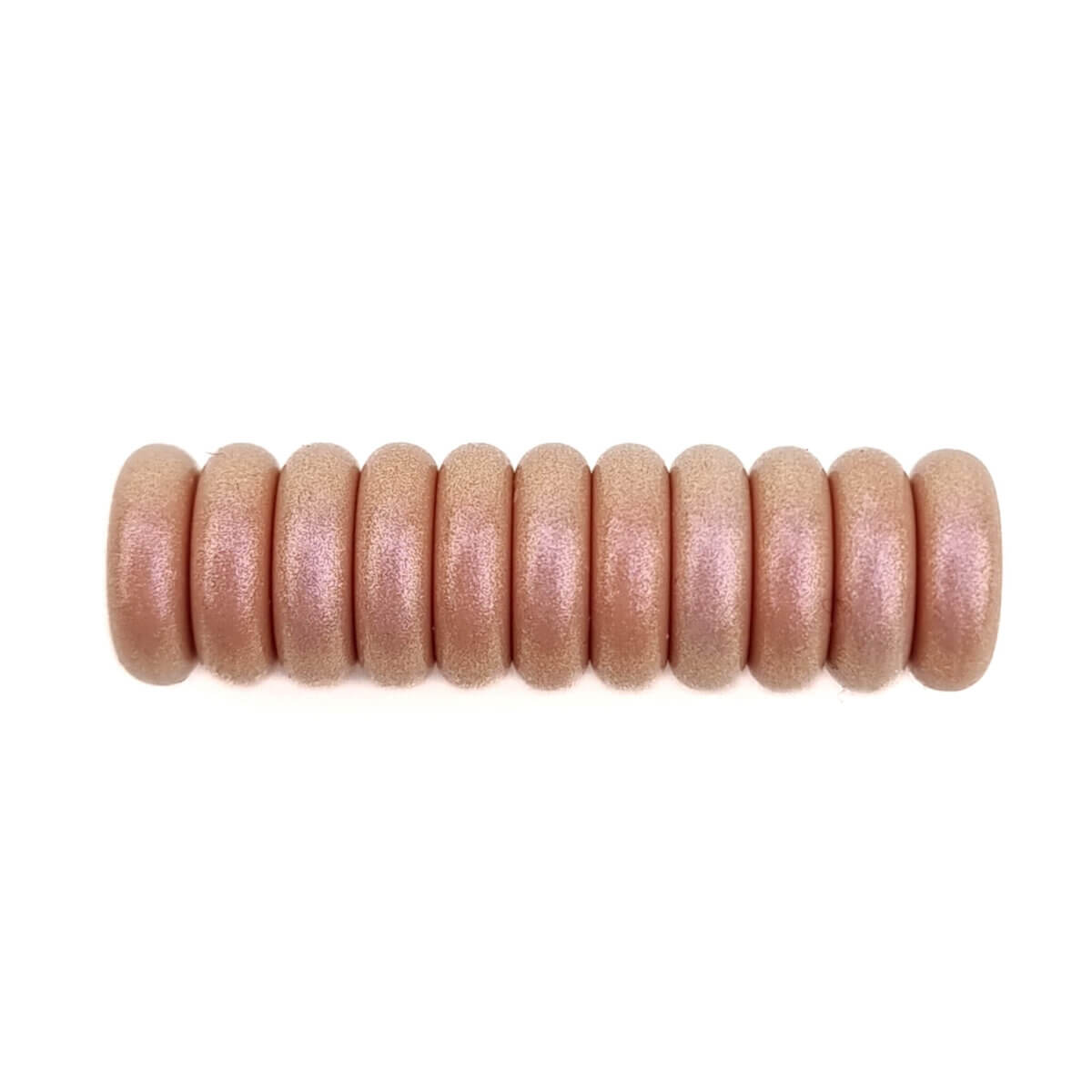 Siliconen kralen mini abacus 12 x 4 mm caffe latte parel speenkoord bijtring groothandel