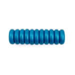 Siliconen kralen mini abacus 12 x 4 mm blue nugget speenkoord bijtring groothandel