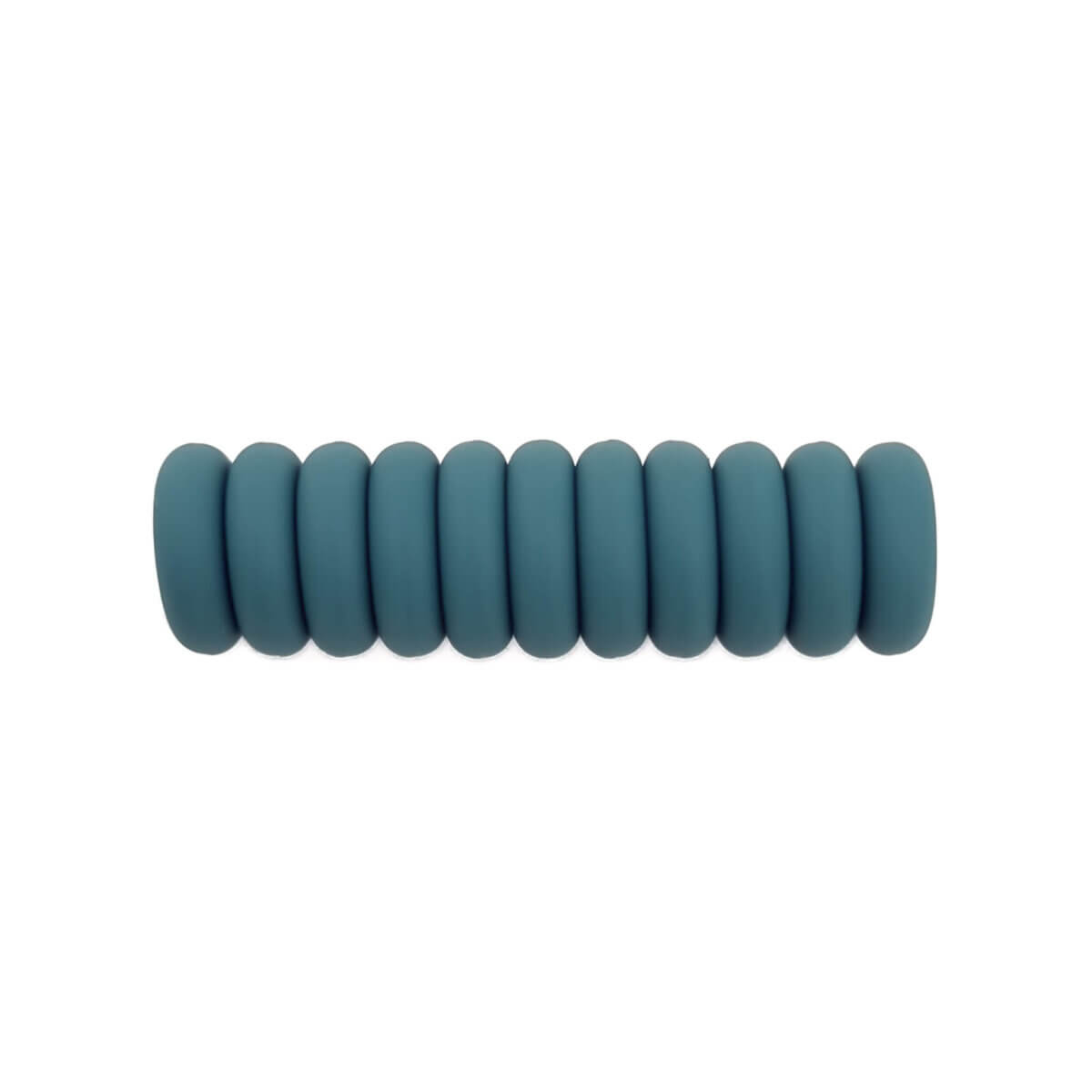 Siliconen kralen mini abacus 12 x 4 mm fluoriet speenkoord bijtring groothandel