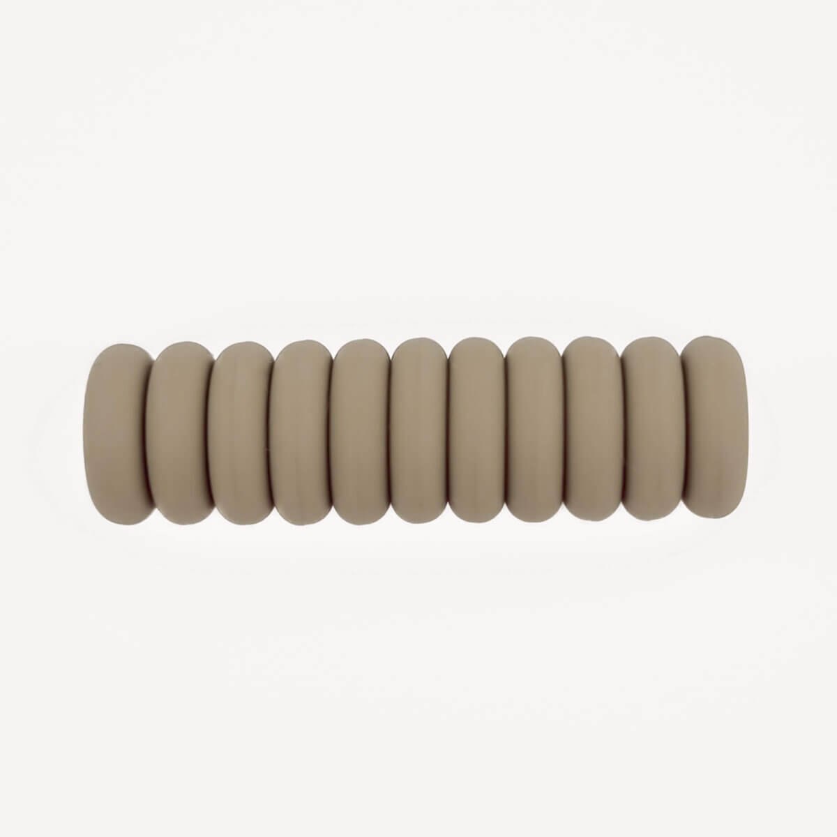 Siliconen kralen mini abacus 12 x 4 mm green tea speenkoord bijtring groothandel