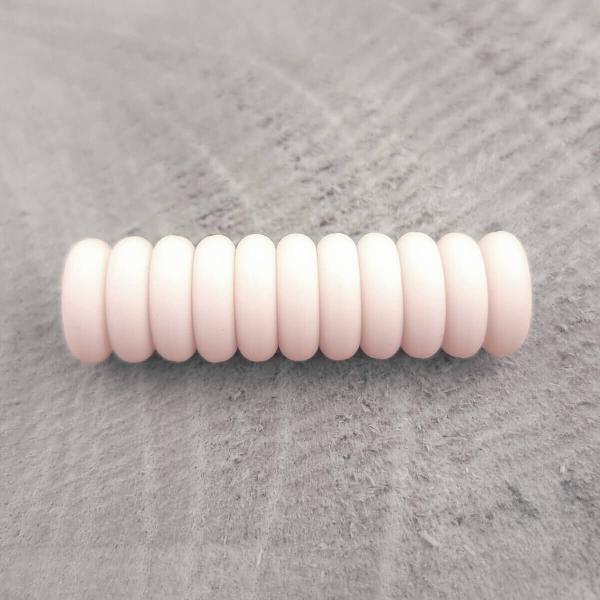 Silicone beads mini abacus ivory wholesale bpa free pacifier cord teething ring