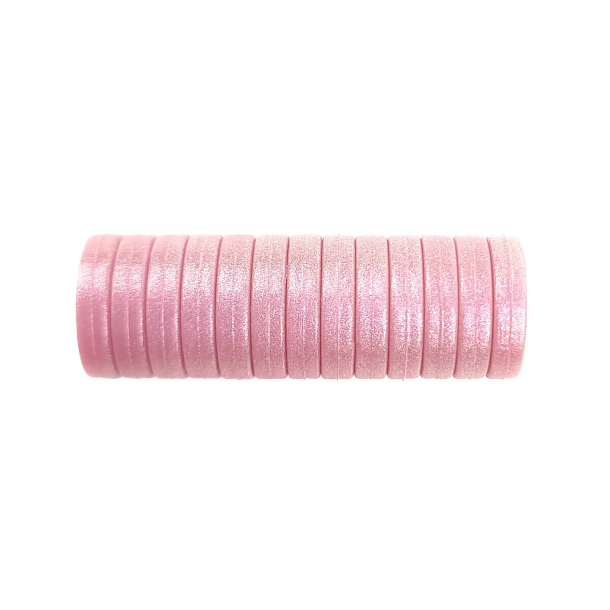 Silicone beads mini circlet 14 x 3 mm raspberry pearl print pacifier cord teething ring wholesale