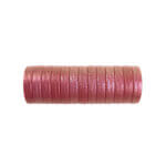 Siliconen kralen mini circlet 14 x 3 mm roest rood parel print speenkoord bijtring groothandel