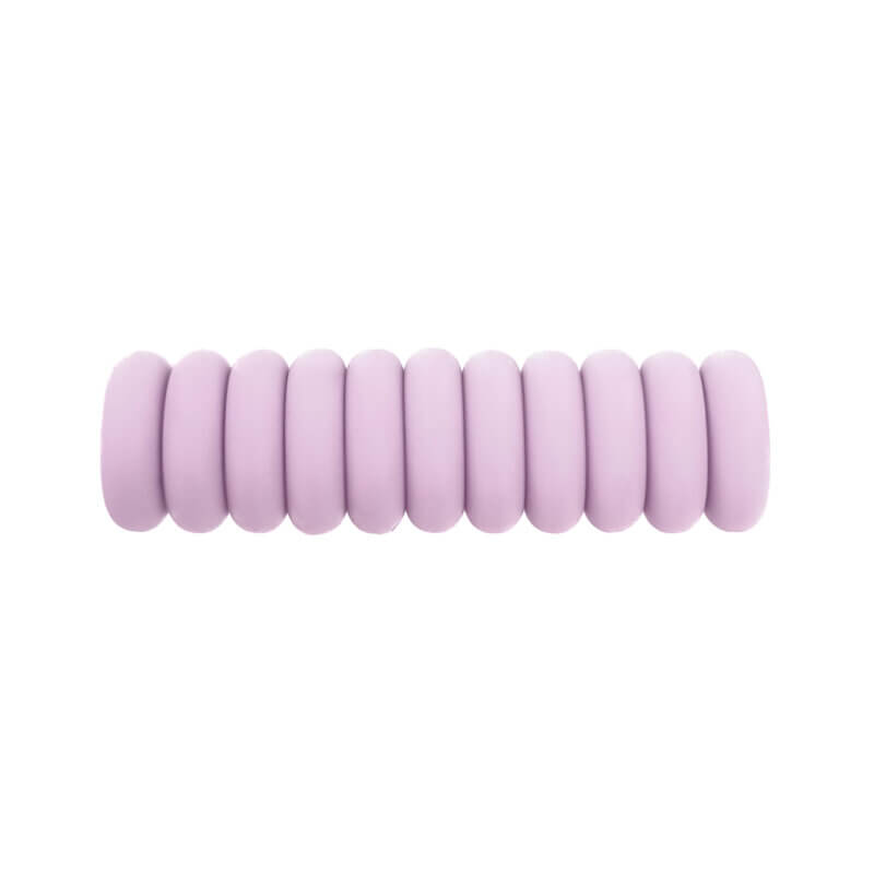 Siliconen kralen Mini Abacus poeder lila groothandel bpa vrij speenkoord bijtring