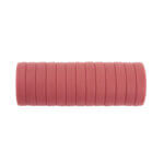 Silicone beads mini circlet 14 x 3 mm stone red pacifier cord teething ring wholesale