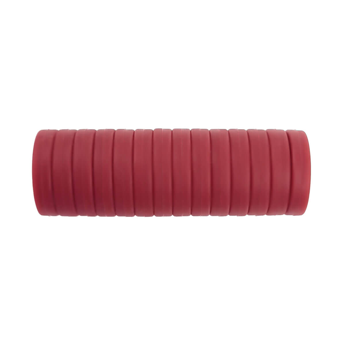 Siliconen kralen mini circlet 14 x 3 mm roest rood speenkoord bijtring groothandel