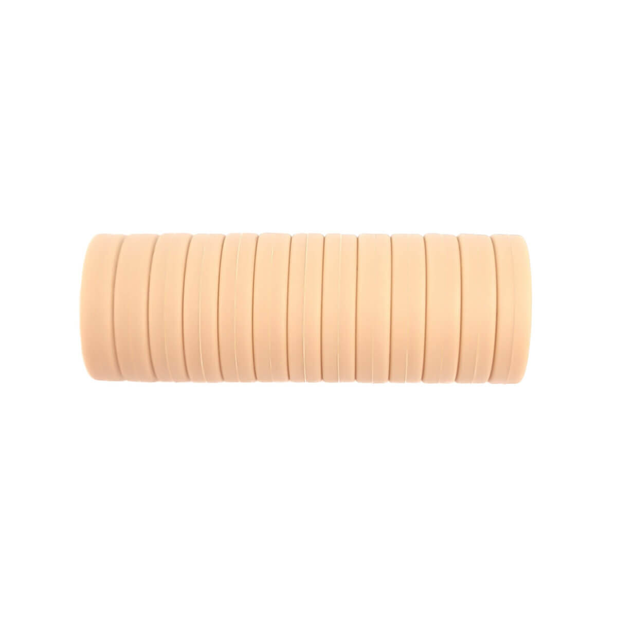 Silicone beads mini circlet 14 x 3 mm sand pacifier cord teething ring wholesale