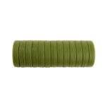 Siliconen kralen mini circlet 14 x 3 mm mos groen speenkoord bijtring groothandel