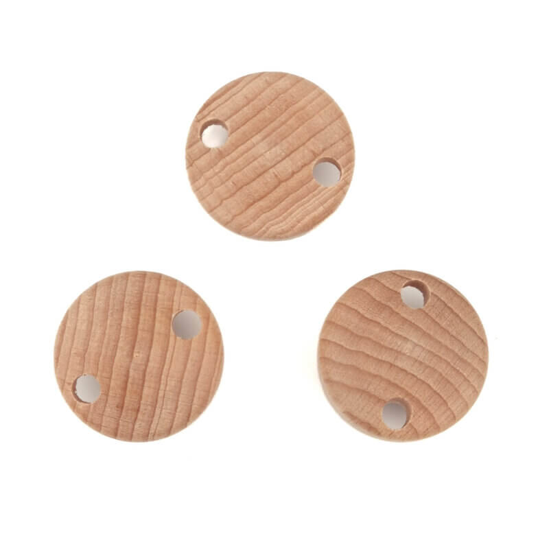 Speenclips Beukenhout - 30mm - Speenclip met 2 gaatjes - EN12586