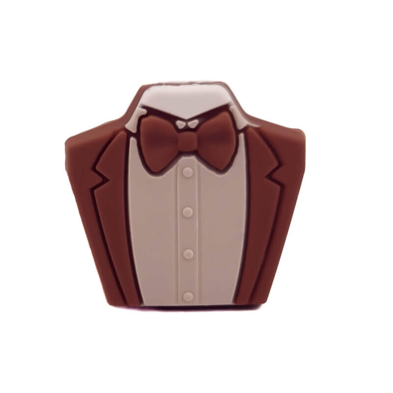 Silikonperlen - Lucky doll - Herrenanzug/Kostüm - Astilbe/Chestana/Taupe