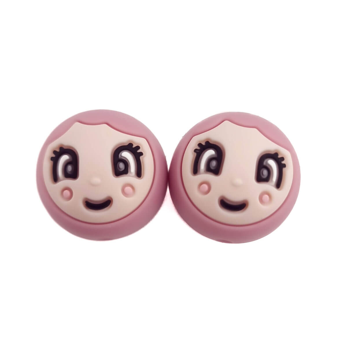 Exclusief bij Jootjes Haakcadeautjes: - Kleur: Meisje/Vrouw Astilbe/Framboos - Type: Siliconen kralen Gelukspopjes - Formaat: 20 mm - Kleur: Gezichtje Astilbe (onze eigen ontwikkelde kleur), Haar: Framboos - Geregistreerd Design van Jootjes® - Verkocht per stuk, nergens goedkoper - BPA-, Ftalaten-, Lood-, PVC- en Gif-vrij - Geschikt voor CE-gecertificeerd eind product - Medische kwaliteit siliconen kralen - Koelbaar in de koelkast - Vaatwasser bestendig Jootjes Haakcadeautjes