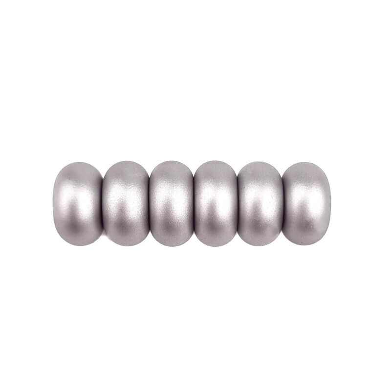 Siliconen kralen 14 mm - Abacus - Silver Nugget Print