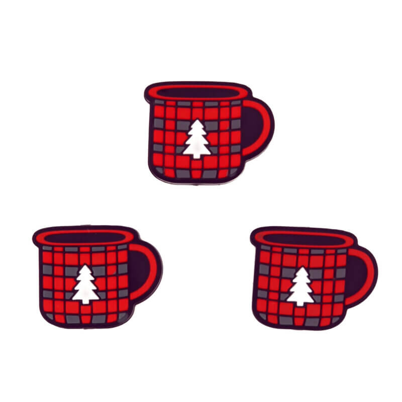 Perle en silicone - Mug de Noël