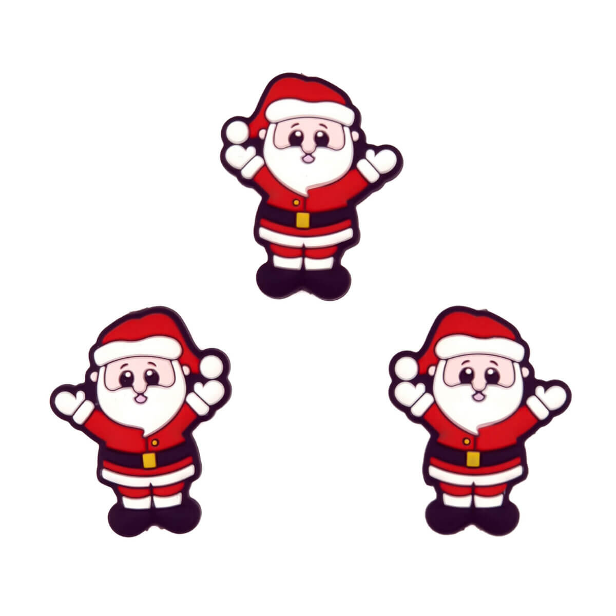 Code couleur : <span class="NormalTextRun SpellingErrorV2Themed SCXW85131851 BCX9">Père Noël</span><span class="NormalTextRun SCXW85131851 BCX9"> Joyeux</span> Noël Taille : environ 1,5 x 2,5 cm
- Vendu à l'unité
- Exempt de BPA, de phtalates, de plomb, de PVC et de toxines
- Convient aux produits finis certifiés CE
- Perles de silicone de qualité médicale
- A conserver au réfrigérateur
- Lavable au lave-vaisselle Jootjes Haakcadeautjes