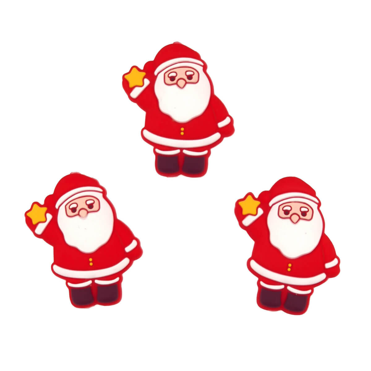 Matériau : 100% sans BPA, sûr selon EN-71, silicone
Type : <span class="TextRun SCXW119778310 BCX9" lang="NL-NL" data-contrast="auto"> <span class="NormalTextRun SCXW119778310 BCX9">Père Noël debout avec étoile</span>
</span><span class="TextRun Highlight SCXW4361504 BCX9" lang="NL-NL" data-contrast="auto" xml:lang="NL-NL"><span class="NormalTextRun SCXW4361504 BCX9"> </span></span><span class="NormalTextRun SCXW117283572 BCX9"> </span>Thème de Noël
Couleur : rouge   Jootjes Haakcadeautjes