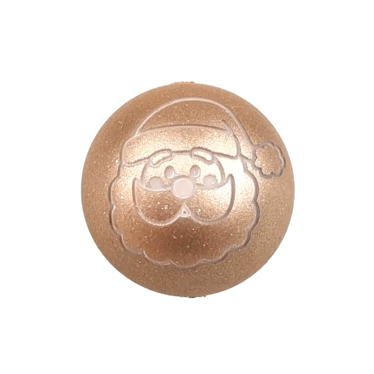 <ul> <li>Speciale custom made siliconen kralen - 20 mm - <span class="NormalTextRun SCXW54293718 BCX9">Kerstman Champagne </span><span class="NormalTextRun SpellingErrorV2Themed SCXW54293718 BCX9">Nugget</span></li> <li>Deze kralen worden gemaakt met een speciale unieke productietechniek!</li> <li>Kleur Champagner Nugget</li> <li>Gegraveerd met tekst Kerstman!</li> <li>Gat van boven naar beneden</li> <li>Hoge kwaliteit baby veilig siliconen</li> <li>Veilig volgens EN-71 chemische testen!</li> </ul> Perfect voor het gebruik op onze wijnstoppers, sleutelhangers, flesopeners, jashangers en meer. Jootjes Haakcadeautjes
