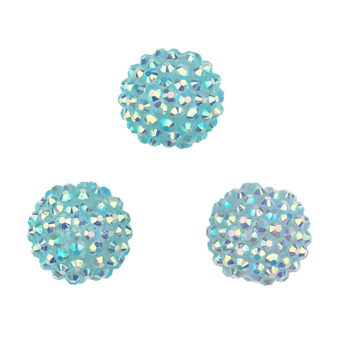 Color: Aruba Blue Material: Acrylic
Type: Acrylic bead with Stones Suitable for key chains and in use with <a href="https://www.jootjeshaakcadeautjes.nl/product/houten-kraal-smiley-gelukspoppetje-haken-beukenhout-20-mm/">wooden</a> and <a href="https://www.jootjeshaakcadeautjes.nl/product-categorie/siliconen-kralen-bpa-vrij-groothandel/siliconen-kralen-multicolor-luxekralen-alles/siliconen-kralen-gelukspoppetjes-luckyjos/">silicone lucky dolls</a>. Jootjes Haakcadeautjes