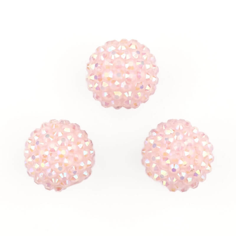 Acryl kralen met Steentjes - 20 mm - Astilbe